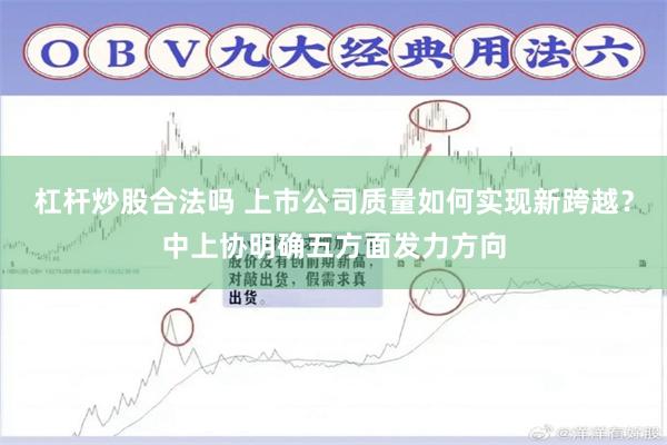 杠杆炒股合法吗 上市公司质量如何实现新跨越？中上协明确五方面发力方向